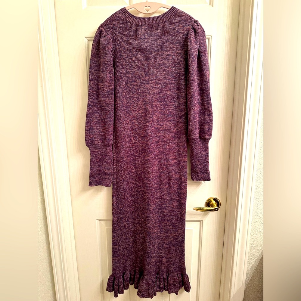 NWT - Amour Vert - Beautiful, mixed color, organic cotton sweater dress
